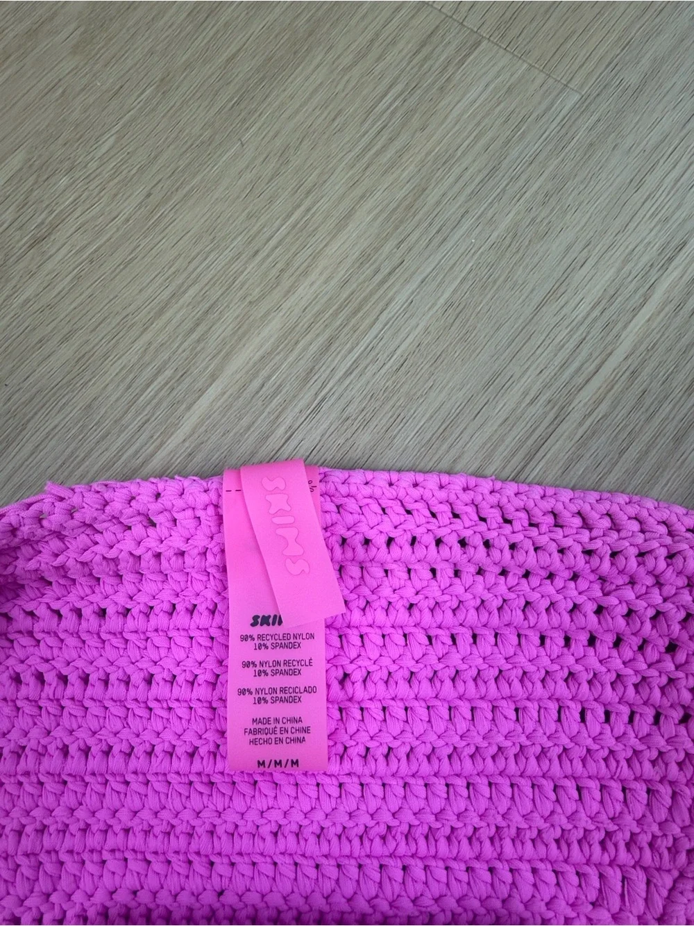 SKIMS Crochet Tie-Side Bikini Bottom M